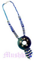 Fringe Doughnut Necklace - click here for large view